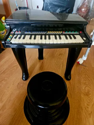 Piano de cola de Juguete Negro