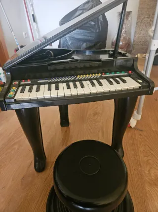 Piano de cola de Juguete Negro