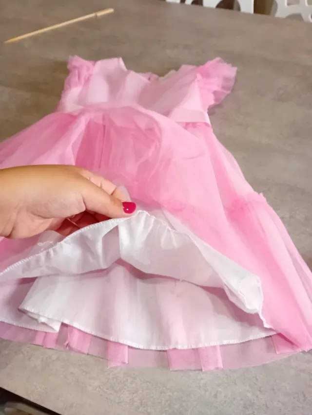 Vestito bambina rosa Tg. 18-24 mesi