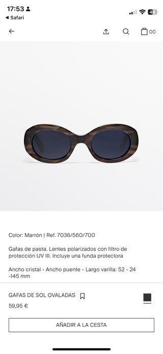 Gafas de sol Massimo Dutti New Collection