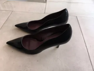 Zapatos de tacón Zara negros talla 38
