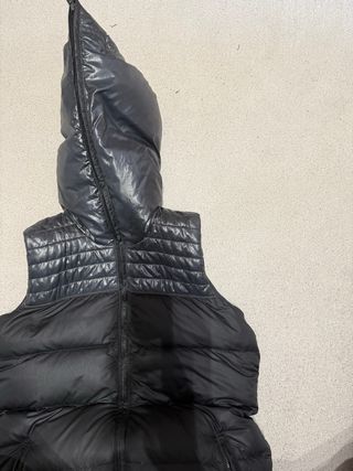 Chaleco Adidas Negro con Capucha Vintage