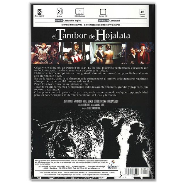 O TAMBOR DE LATA (Drama, Culto)