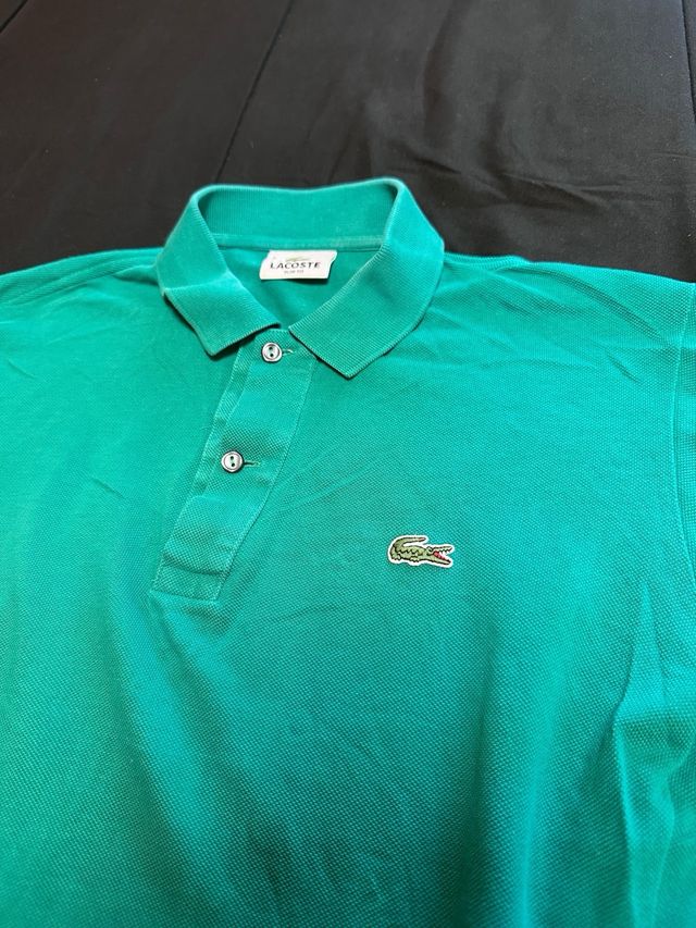 Polo Lacoste Taglia 2 Verde