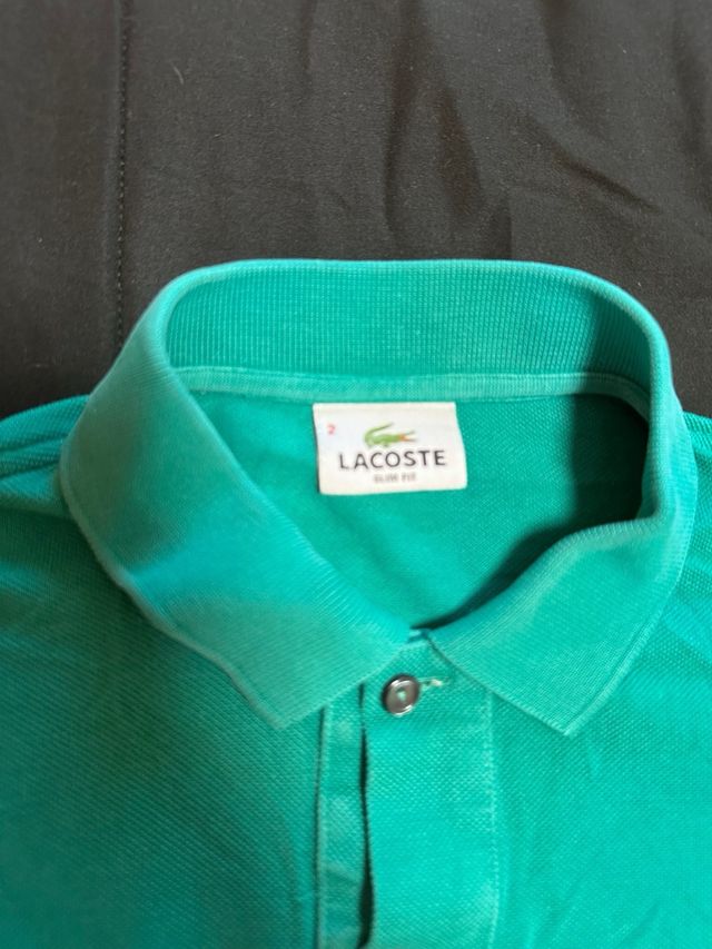 Polo Lacoste Taglia 2 Verde