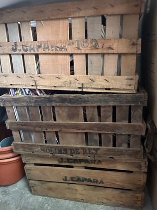 Caja de madera para decoración