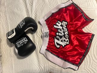 Pantalón Kick Boxing Charlie Rojo y Negro Talla u