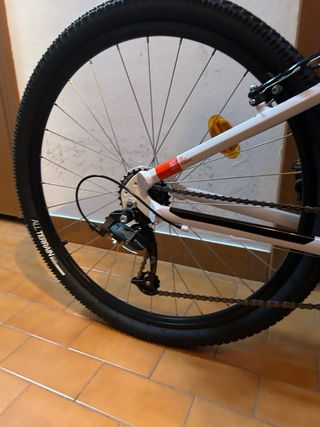 Bicicleta Rockrider Blanca