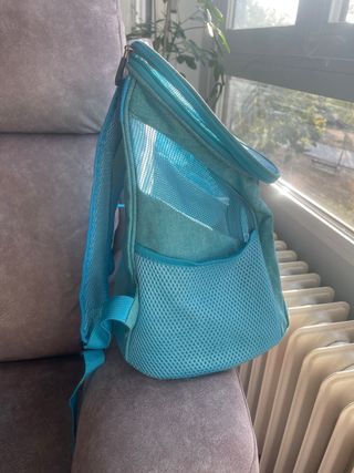 Mochila transportín para mascotas pequeña
