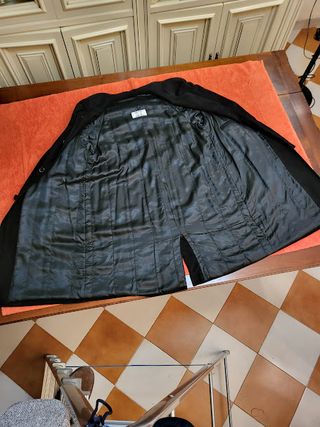 Cappotto in pelle di camoscio alpino da uomo