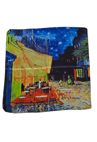 Foulard Van Gogh Terrazza di notte