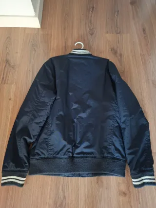 Chaqueta Bomber Abercrombie & Fitch Azul Talla M