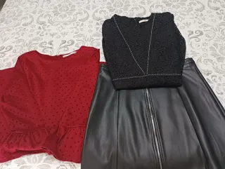 Lote 2 vestidos y falda señora 
