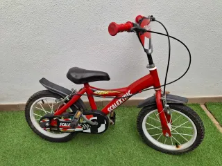 Bicicleta infantil Scalextric roja