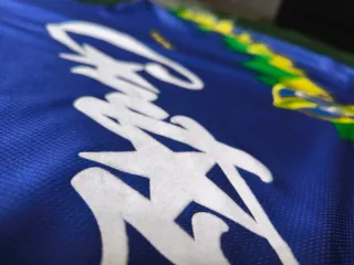 Camiseta Corteiz x Brasil Azul y Verde