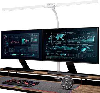 Lámpara Escritorio LED Doble Brazo 80cm 24W
