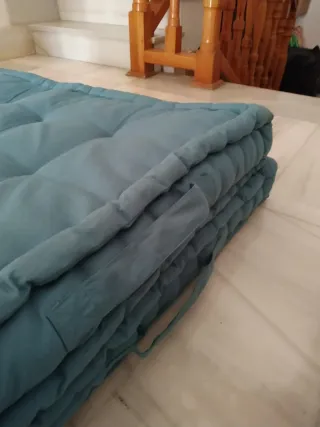 Lote 2 colchones/cojines de tela