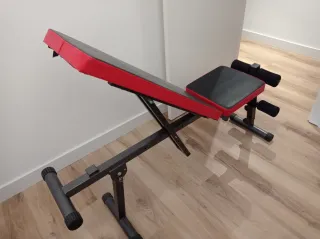 Banco de pesas reclinable REGALO mancuernas 
