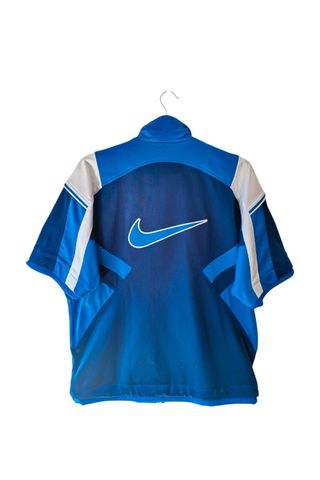 Camiseta Nike Vintage Logo Bordado Azul