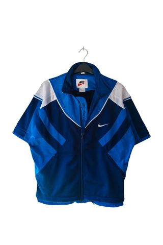Camiseta Nike Vintage Logo Bordado Azul