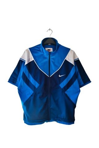 Camiseta Nike Vintage Logo Bordado Azul