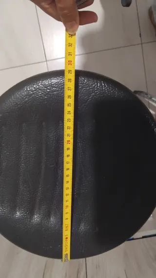 2 sgabelli alti in ferro nero/grigio