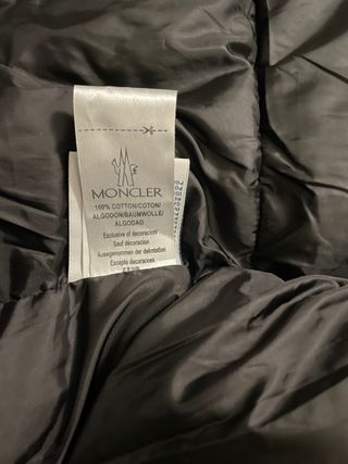 Giubbotto nero Moncler