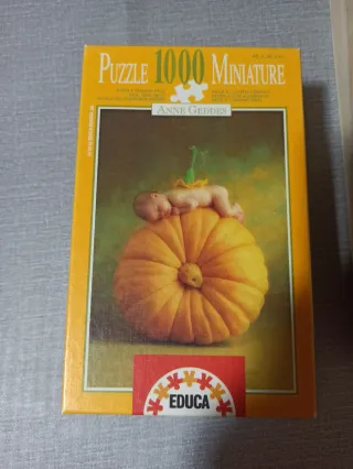 Puzzle 1000 piezas Anne Geddes Calabaza