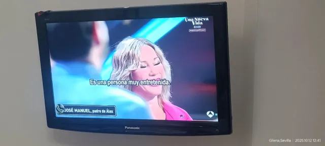 TV Panasonic de 32 pulgadas con TDT externo.