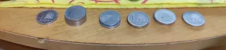 14 Monedas 1 Peseta Aluminio,