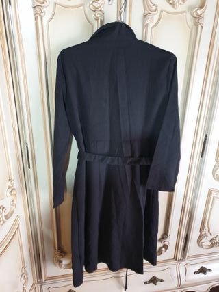 Vestido camisero negro estilo coreano