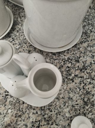 Set Sale e Pepe Porcellana Bianco