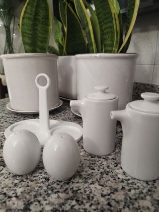 Set Sale e Pepe Porcellana Bianco