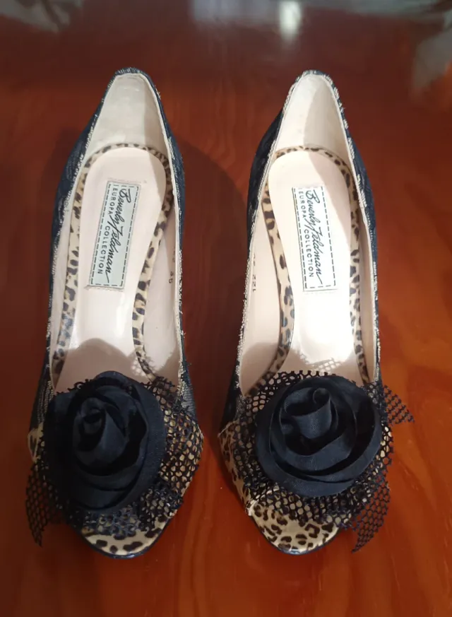 Zapatos fiesta Beverly Feldman negro/multicolor T3