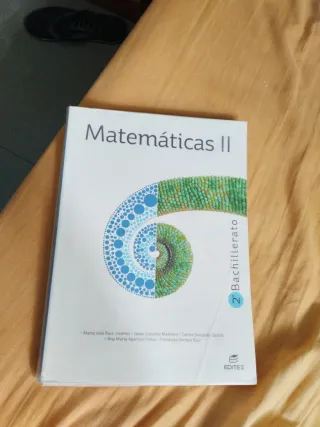 Matemáticas II 2º Bachillerato