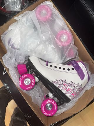 Patines SFR Vision blancos y rosas