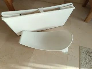 Bañera Stokke plegable + adaptador recién nacido