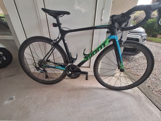 Bicicleta Carretera Giant Negra/Verde
