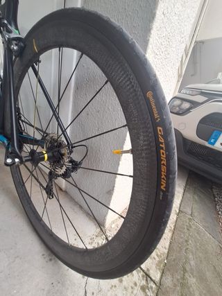 Bicicleta Carretera Giant Negra/Verde