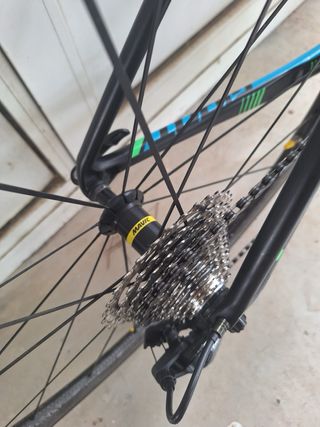 Bicicleta Carretera Giant Negra/Verde