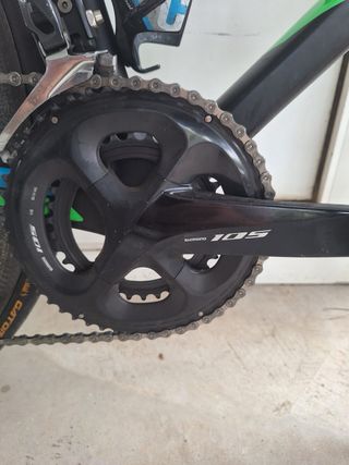 Bicicleta Carretera Giant Negra/Verde