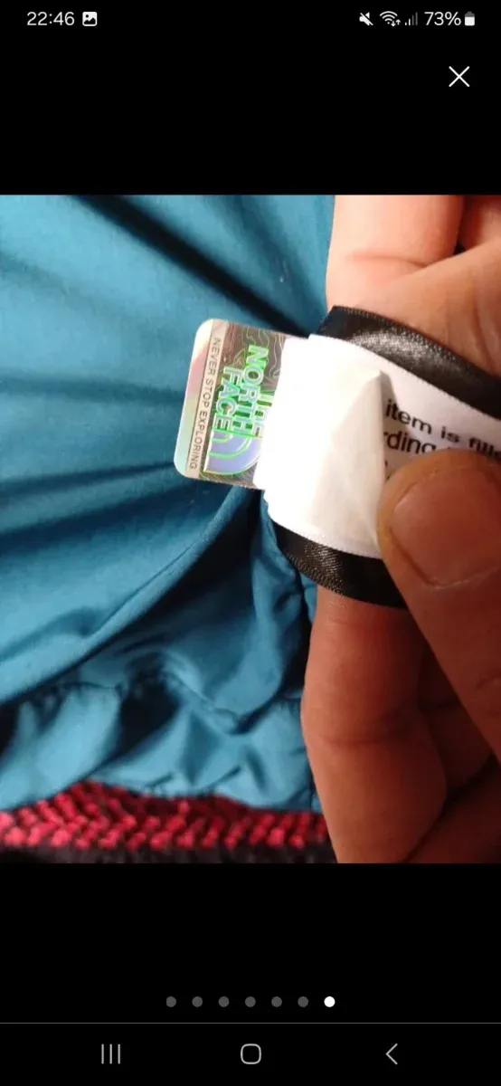 Plumas largo The North Face azul