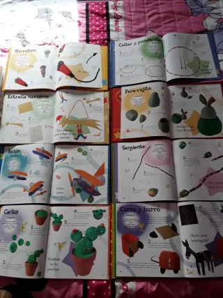 Lote 12 Libros Manualidades Infantiles Qué Fáciles