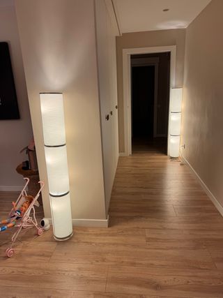 2 Lámparas Tubo Ikea
