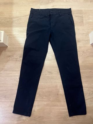 Pantalones azul marino Zara, semi formales