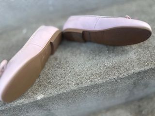 Zapatos manoletinas Tizzas T30 niña rosa piel