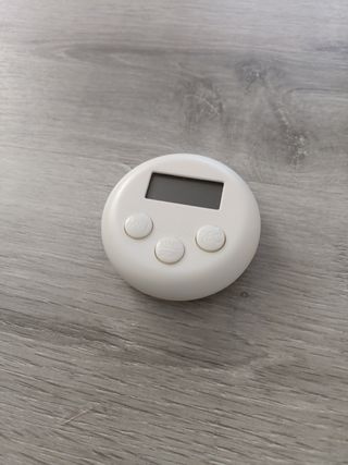Timer da cucina digitale bianco