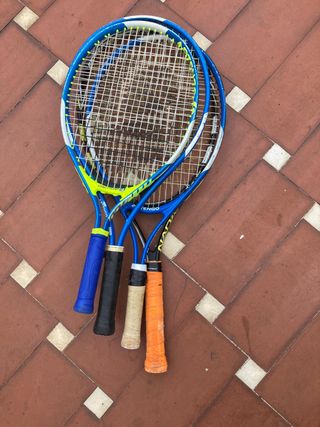 4 Raquetas Tenis Niños