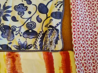 Set 3 Federe Cuscini Tessuto Fantasia