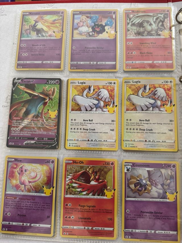 Lote Cartas Pokémon